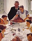 Norman Rockwell Famous Paintings - Freedom from Want
